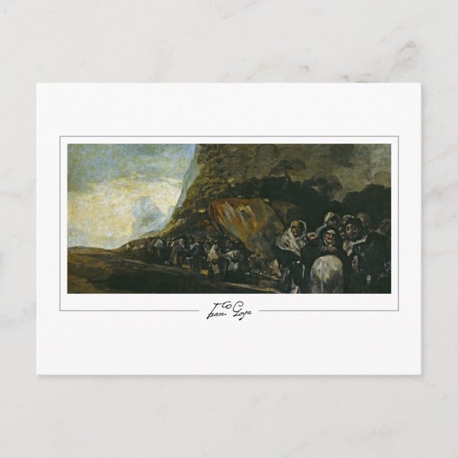 Postal Francisco Goya #105 - Bella Artes (Anverso)