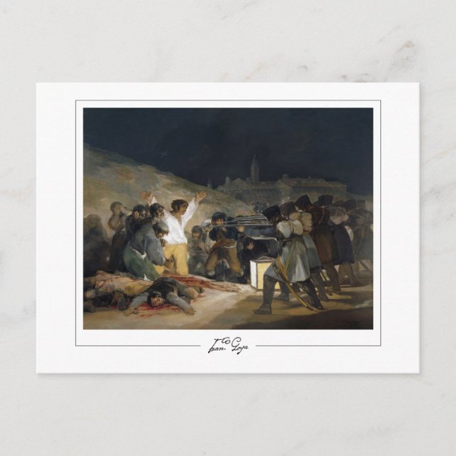 Postal Francisco Goya #124 - Bella Artes (Anverso)