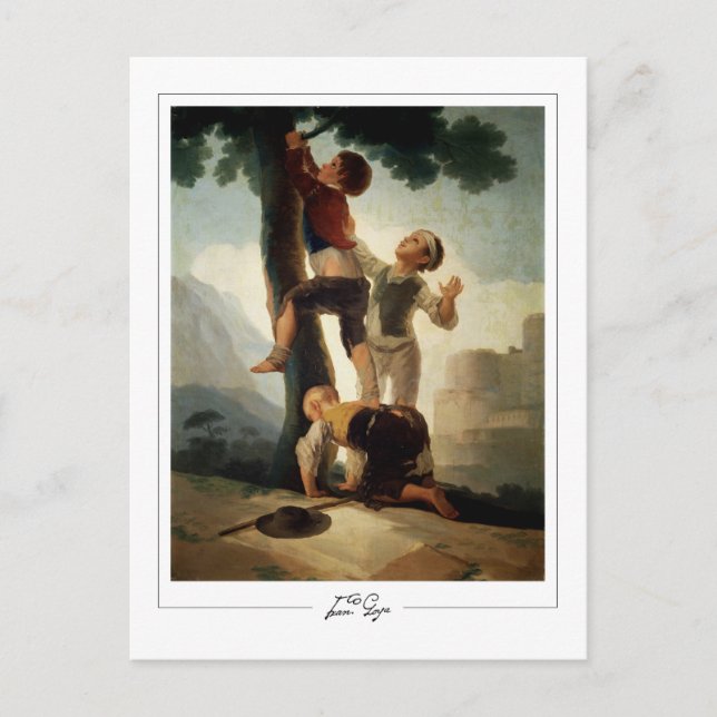 Postal Francisco Goya #171 - Bella Artes (Anverso)