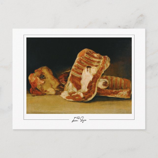 Postal Francisco Goya #29 - Bella Artes (Anverso)