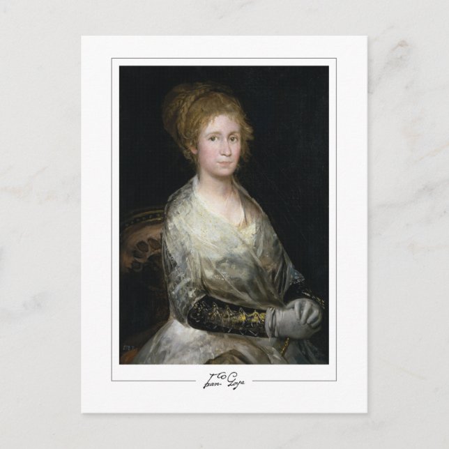 Postal Francisco Goya #349 - Bella Artes (Anverso)