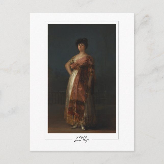 Postal Francisco Goya #397 - Bella Artes (Anverso)