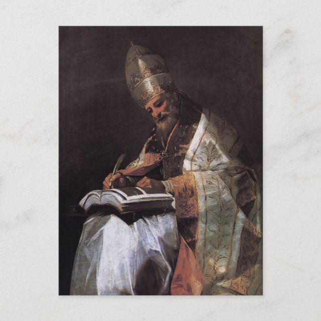 Postal Francisco Goya- San Gregorio el Grande (Anverso)