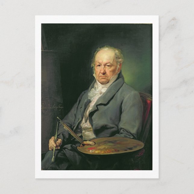 Postal Francisco José de Goya, 1826 (aceite sobre lienzo) (Anverso)