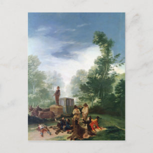 Postal Francisco José de Goya y Lucientes   Ataque a una 