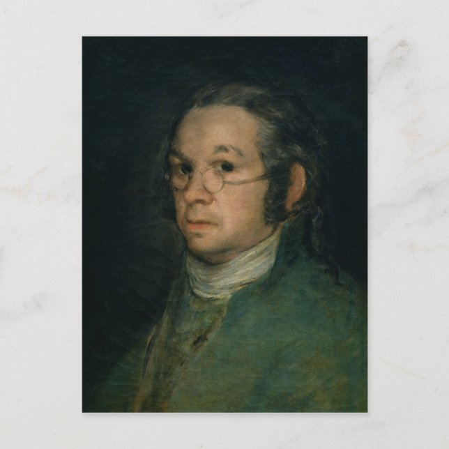 Postal Francisco José de Goya y Lucientes | Autoretrato (Anverso)