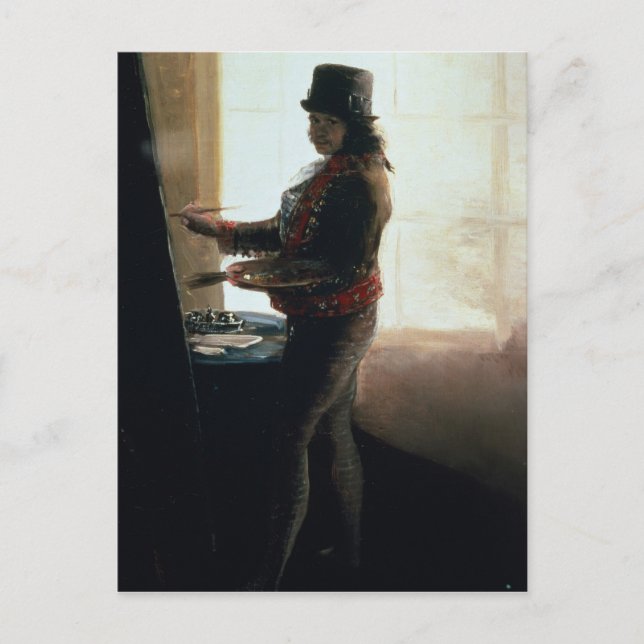 Postal Francisco José de Goya y Lucientes | Autorretrato (Anverso)