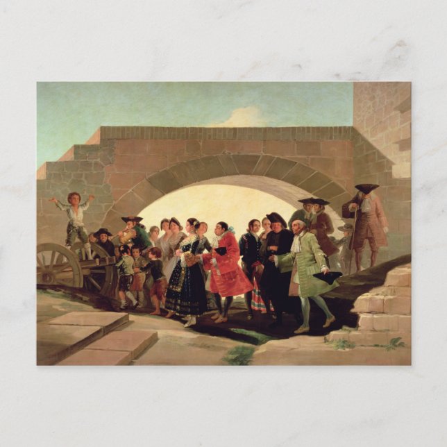 Postal Francisco José de Goya y Lucientes | El Boda, (Anverso)