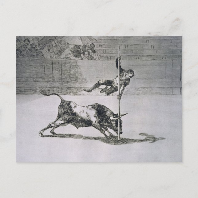 Postal Francisco José de Goya y Lucientes | La agilidad a (Anverso)