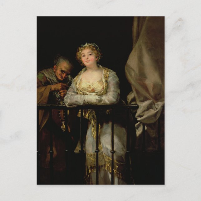 Postal Francisco José de Goya y Lucientes | Maja y Cele (Anverso)
