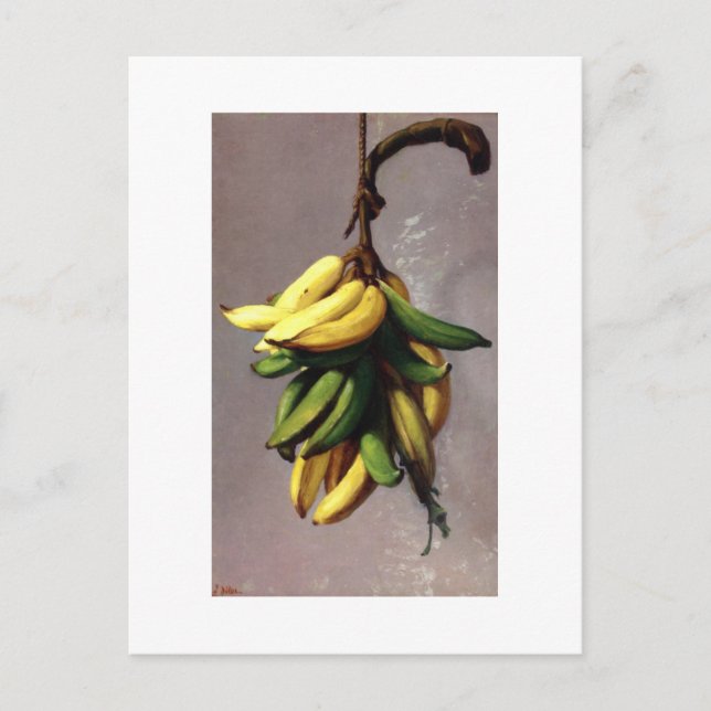 Postal Francisco Oller Platanos Amarillos (Anverso)