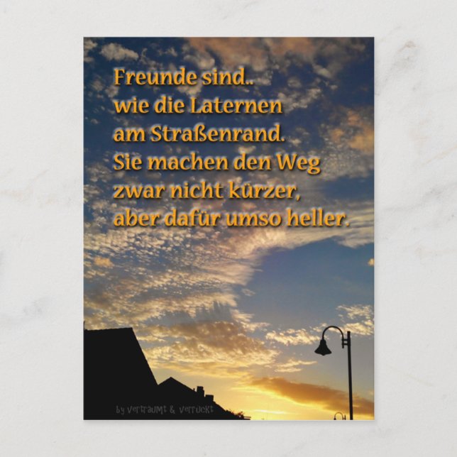 Postal Franco pecado. Postkarte Freundschaftsgruß (Anverso)