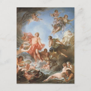 Postal Francois Boucher - El ascenso del sol