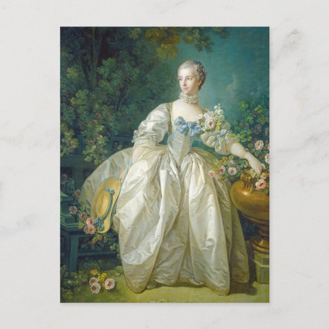 Postal François Boucher - Postcard Madame Bergeret (Anverso)