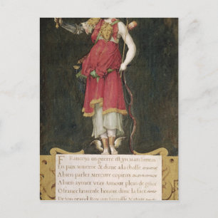 Postal Francois I como deidad compuesta