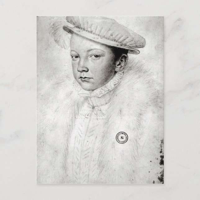 Postal Francois II 1560 (Anverso)