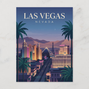 Postal Franja de Las Vegas Nevada
