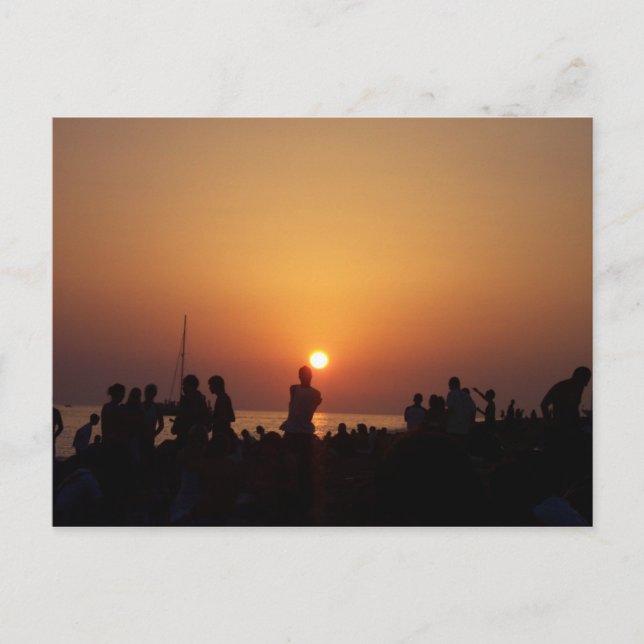 Postal Franja de sol de Ibiza (Anverso)