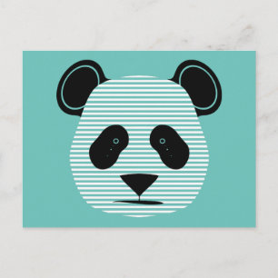 Postal franjas pandas