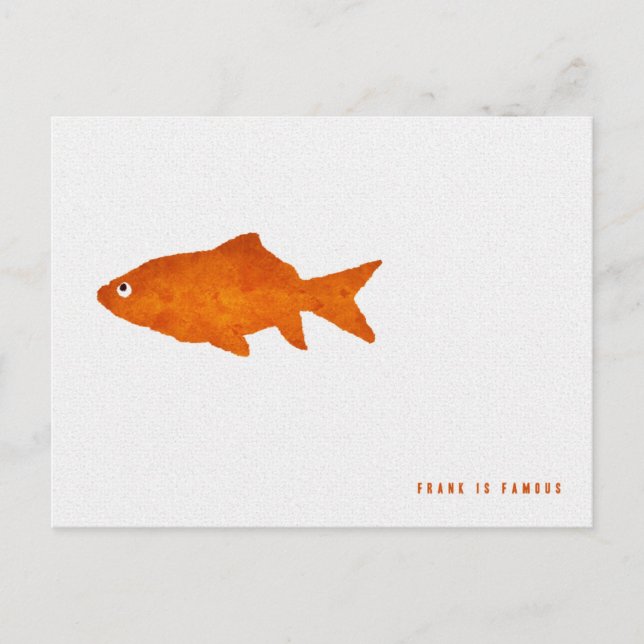 Postal Frank es famoso (Anverso)