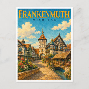 Postal Frankenmuth Michigan Pueblo Bávaro GeoSaga