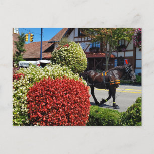 Postal Frankenmuth, Michigan, vagón tirado por caballos