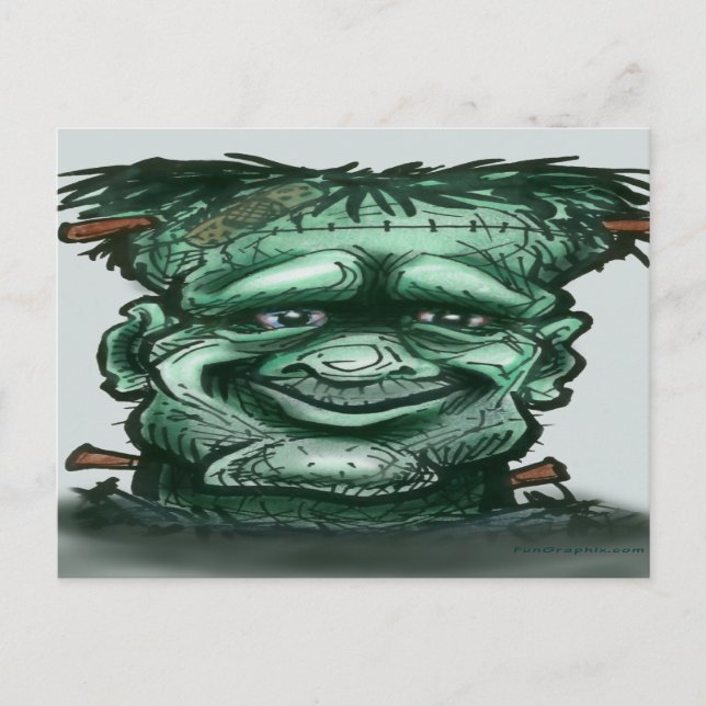 Postal Frankenstein (Anverso)