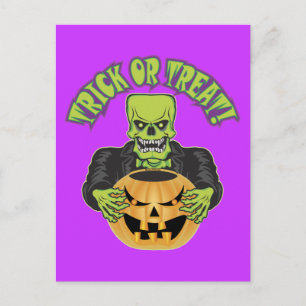 Postal Frankenstein Skull