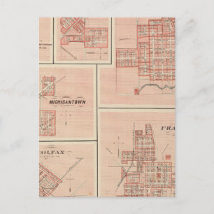 Postal Frankfort, Clinton Co con Tipton