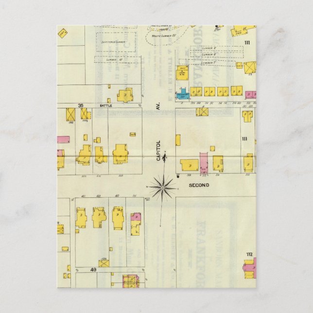 Postal Frankfort, Kentucky 13 (Anverso)
