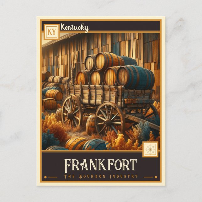 Postal Frankfort, Kentucky | Vintage (Anverso)
