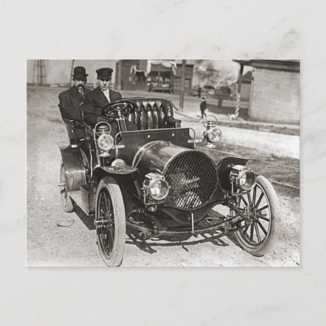 Postal Franklin "Air Cooled" en Tacoma WA hacia 1910 (Anverso)