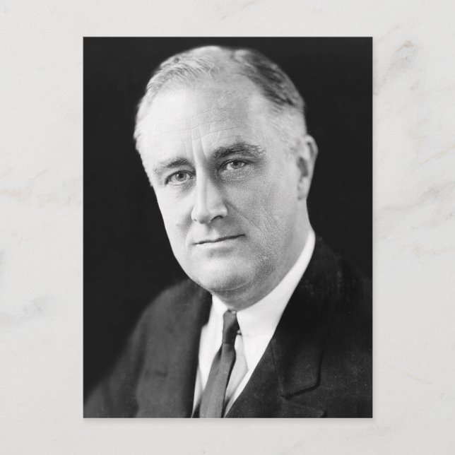 Postal Franklin Delano Roosevelt (Anverso)