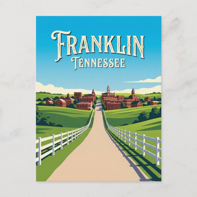 Postal Franklin EE. UU. (Anverso)