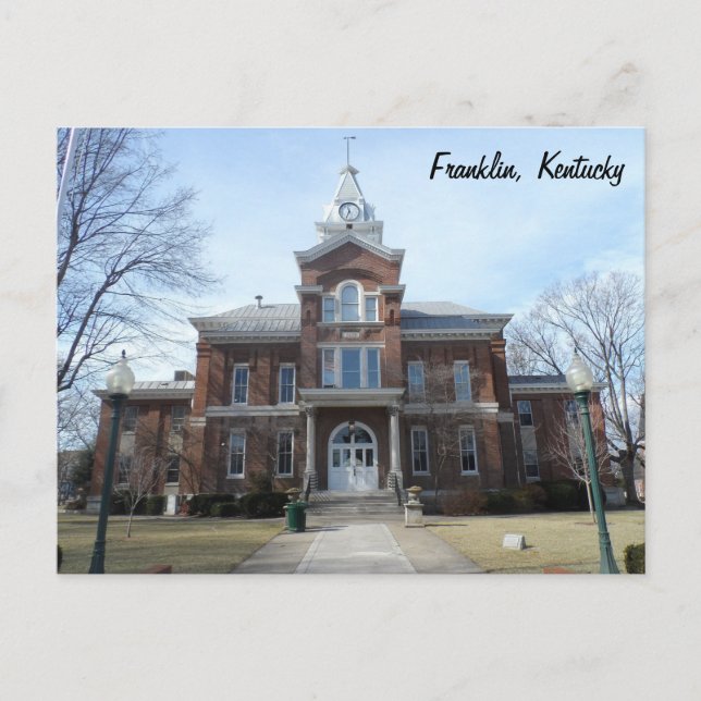 Postal Franklin, Kentucky (Anverso)
