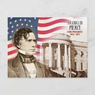 Postal Franklin Pierce - 14° Presidente de los Estados Un