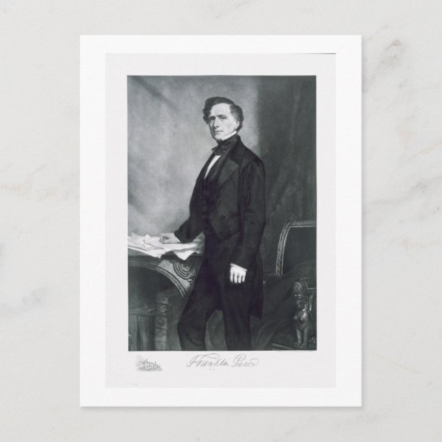 Postal Franklin Pierce, XIV Presidente de los Estados Uni (Anverso)
