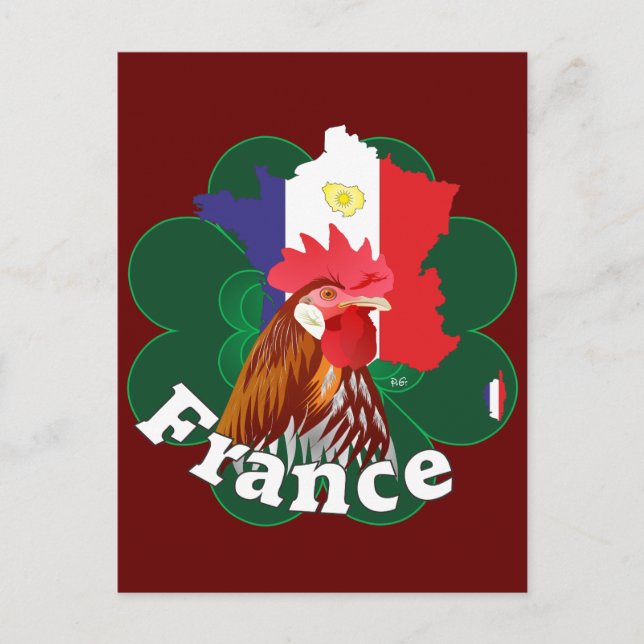 Postal Frankreich - Francia Postkarte (Anverso)