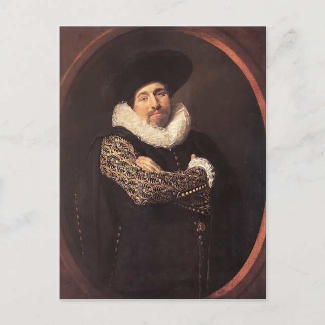 Postal Frans Hals - Retrato de un hombre (Anverso)