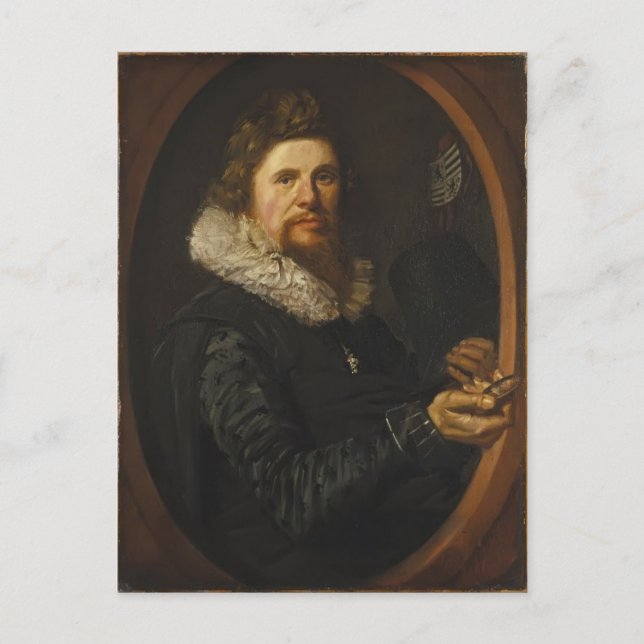 Postal Frans Hals - Retrato de un hombre (Anverso)
