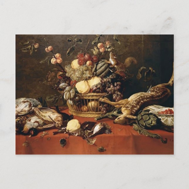 Postal Frans Snyders- Still Life (Anverso)