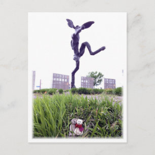 Postal Franscious y Lennart Nijinski Hare Postcard