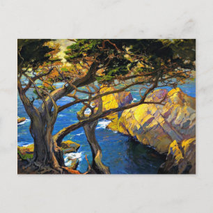 Postal Franz Bischoff - Cleft-Born Trees, Monterey