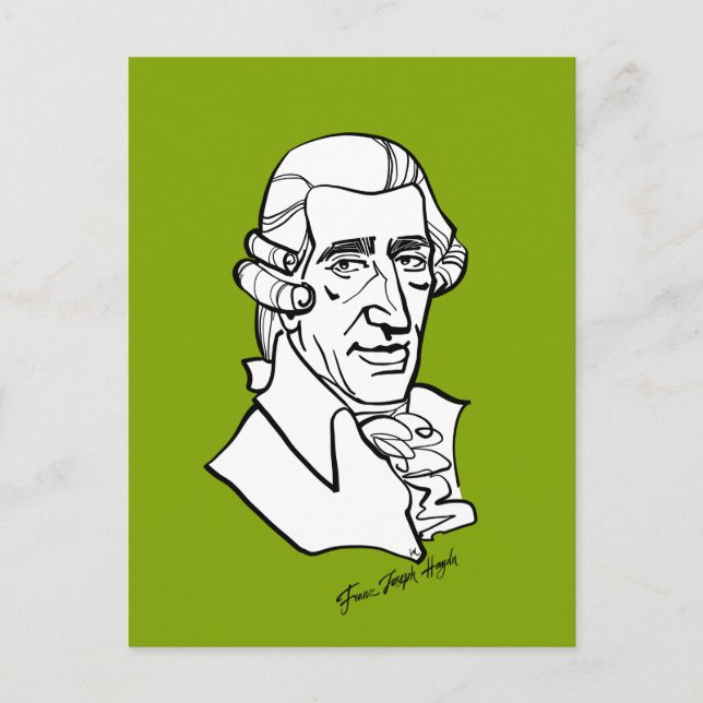 Postal Franz Joseph Haydn (Anverso)