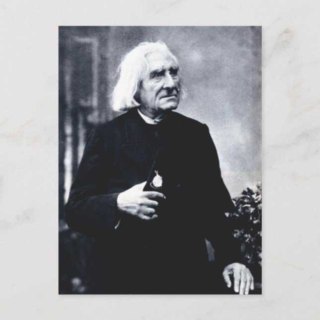 Postal Franz Liszt (Anverso)