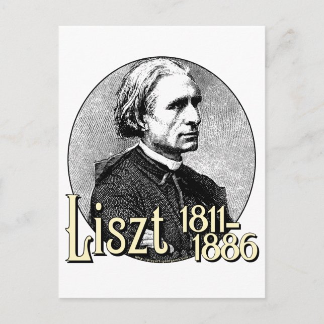Postal Franz Liszt (Anverso)