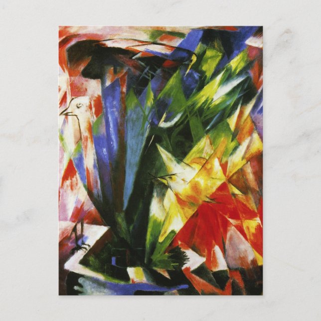 Postal Franz Marc Birds Postcard (Anverso)