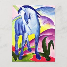 Postal Franz Marc - Caballo azul I