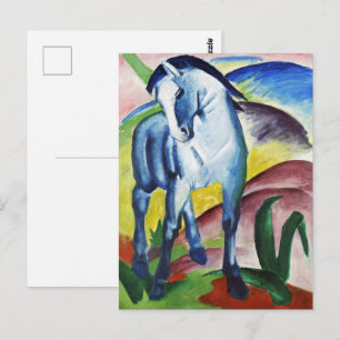 Postal Franz Marc Caballo Azul Moderno I Arte expresionis