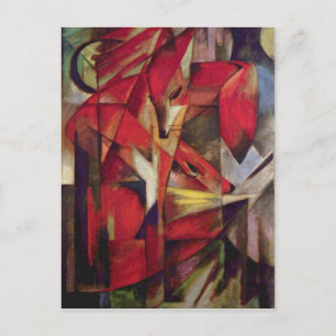 Postal Franz Marc - Foxes